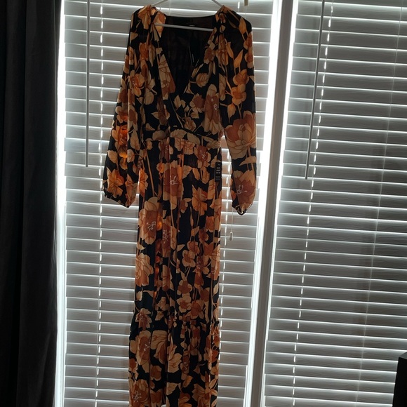 NWT Express Floral Maxi Dress - Picture 2 of 9